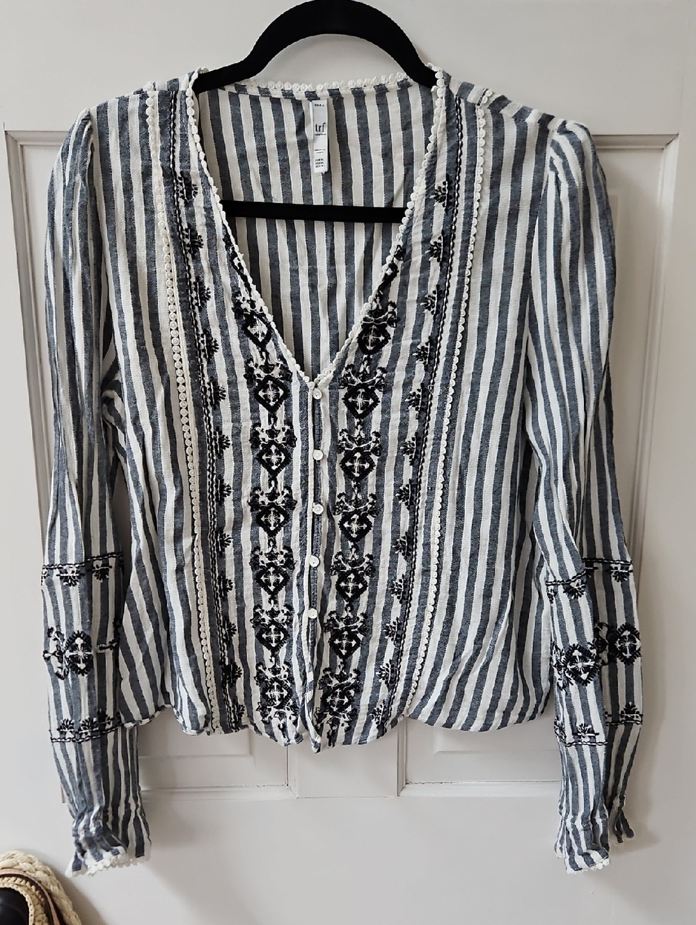 Zara Embroidered Top